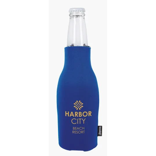 Koozie® Zip-Up Bottle Cooler with Aluminum Opener — view 12