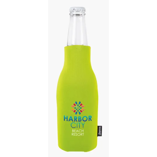 Koozie® Zip-Up Bottle Cooler with Aluminum Opener — view 10