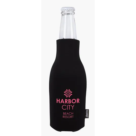 Koozie® Zip-Up Bottle Cooler with Aluminum Opener — view 8