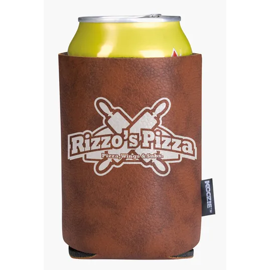 Koozie® Leather-Like Collapsible Can Cooler — view 9