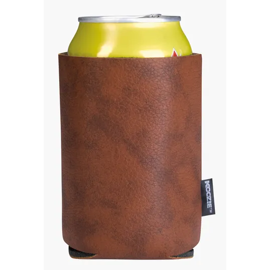 Koozie® Leather-Like Collapsible Can Cooler — view 4