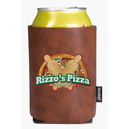 Koozie® Leather-Like Collapsible Can Cooler — view 10