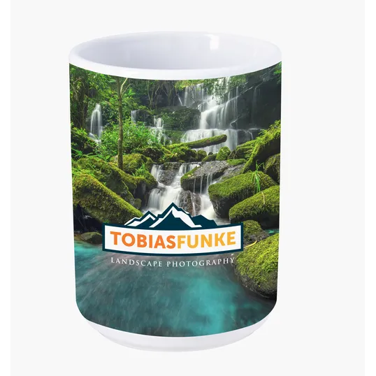Good Value™ 15 oz. Dye Sublimation Stoneware Mug — view 4