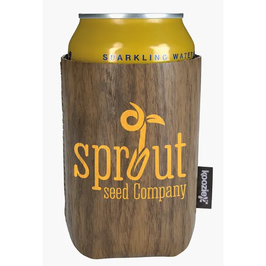 Koozie® Woody Can Cooler, Collapsible Wood-Grain Can Holder — view 16