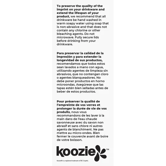 Koozie® Slim Triple Vacuum Tumbler, 15 oz. — view 2