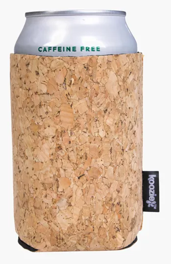 Koozie® Cork Can Cooler with Distressed Imprint