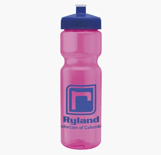 Garyline® Champ Transparent Color Sport Bottle, 28 oz.