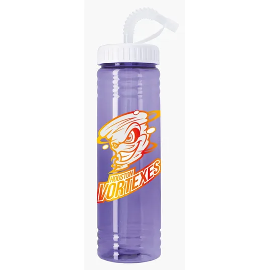 Garyline® Slim Fit Water Bottle with Straw Lid, 24 oz. — view 10