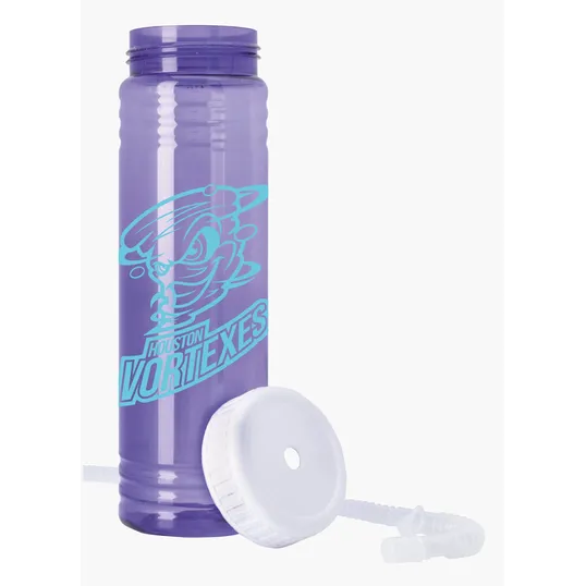Garyline® Slim Fit Water Bottle with Straw Lid, 24 oz. — view 9