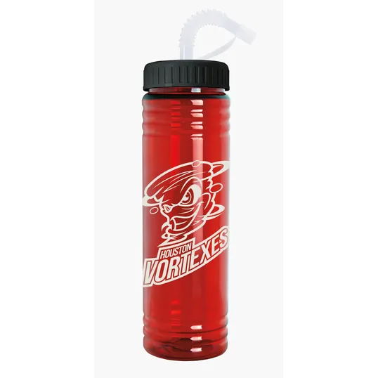 Garyline® Slim Fit Water Bottle with Straw Lid, 24 oz. — view 12