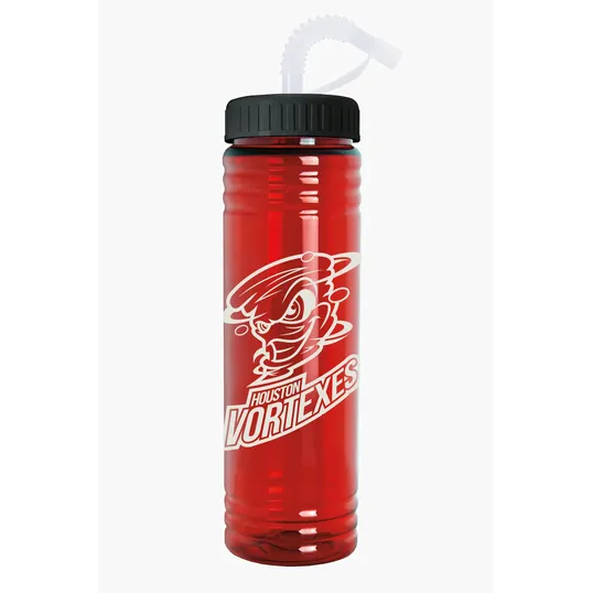 Garyline® Slim Fit Water Bottle with Straw Lid, 24 oz. — view 13