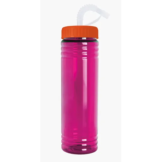 Garyline® Slim Fit Water Bottle with Straw Lid, 24 oz. — view 17