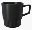 Good Value™ Lines Mug, 12 oz Stoneware
