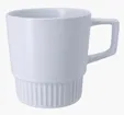 Good Value™ Lines Mug, 12 oz Stoneware — view 5