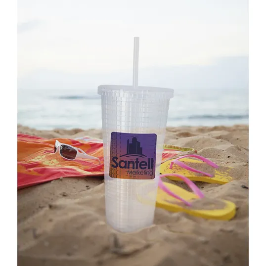 Good Value™ Square-Pattern Double-Wall Tumbler, 23 oz. — view 17