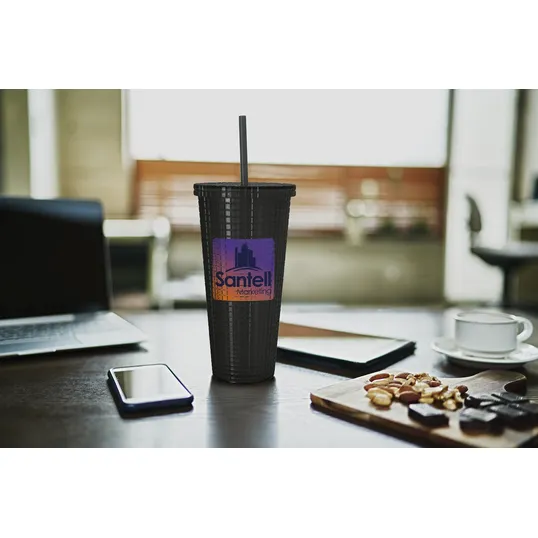Good Value™ Square-Pattern Double-Wall Tumbler, 23 oz. — view 13