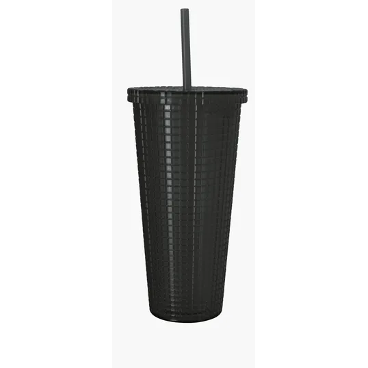 Good Value™ Square-Pattern Double-Wall Tumbler, 23 oz.