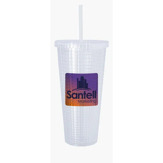 Good Value™ Square-Pattern Double-Wall Tumbler, 23 oz. — view 16