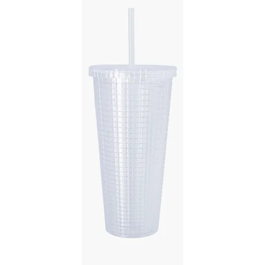 Good Value™ Square-Pattern Double-Wall Tumbler, 23 oz. — view 5