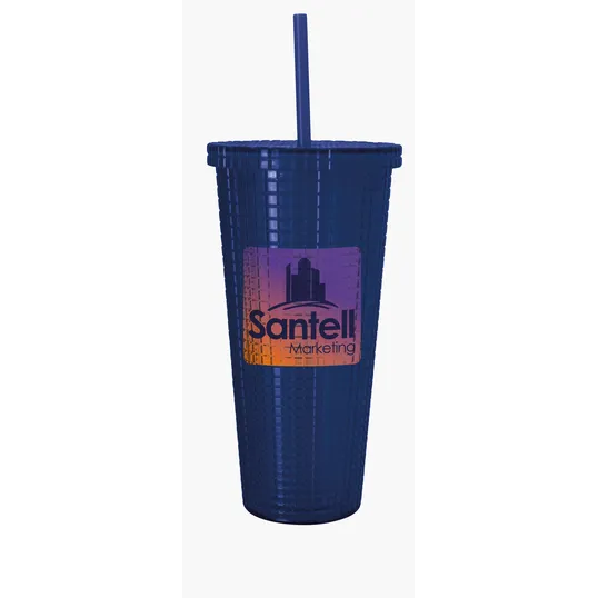 Good Value™ Square-Pattern Double-Wall Tumbler, 23 oz. — view 14