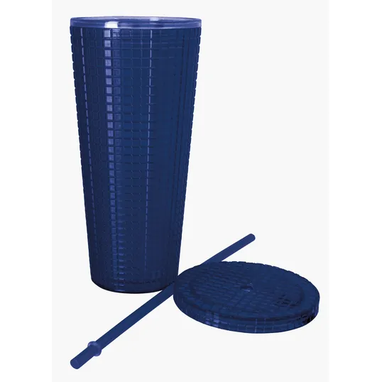 Good Value™ Square-Pattern Double-Wall Tumbler, 23 oz. — view 4