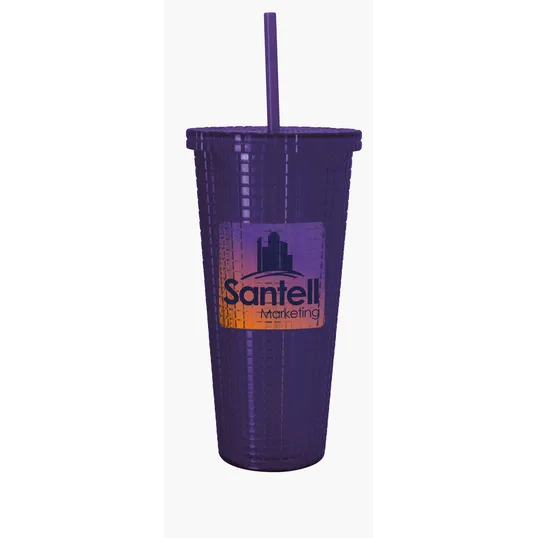 Good Value™ Square-Pattern Double-Wall Tumbler, 23 oz. — view 18
