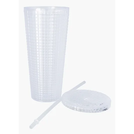 Good Value™ Square-Pattern Double-Wall Tumbler, 23 oz. — view 6