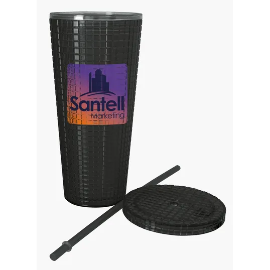 Good Value™ Square-Pattern Double-Wall Tumbler, 23 oz. — view 12