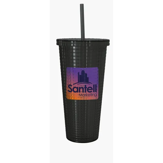 Good Value™ Square-Pattern Double-Wall Tumbler, 23 oz. — view 11
