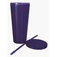 Good Value™ Square-Pattern Double-Wall Tumbler, 23 oz. — view 8