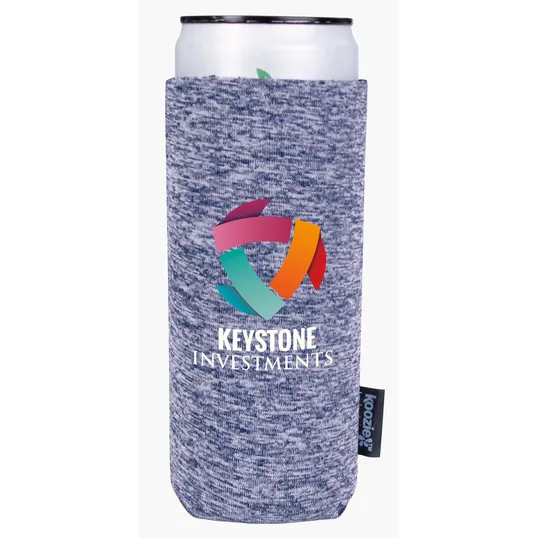 Koozie® Heather Collapsible Slim Can Cooler — view 14
