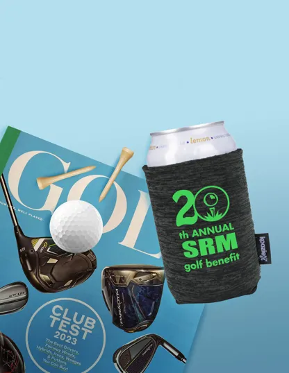 Koozie® Heather Collapsible Can Cooler — view 7
