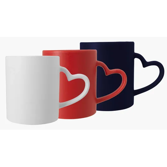 Good Value™ Heart Mug, 12 oz. Stoneware