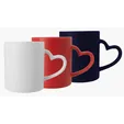 Good Value™ Heart Mug, 12 oz. Stoneware