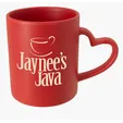 Good Value™ Heart Mug, 12 oz. Stoneware — view 12
