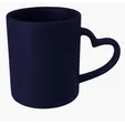 Good Value™ Heart Mug, 12 oz. Stoneware — view 2