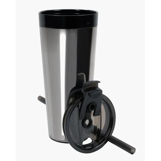 Glam RAS Tumbler, 24 oz. Double-Wall Acrylic Cup with Straw — view 2