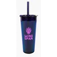 Glam RAS Tumbler, 24 oz. Double-Wall Acrylic Cup with Straw — view 18