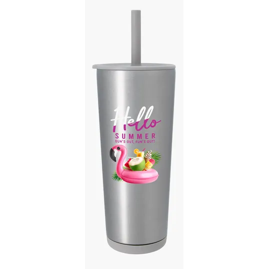 Astrid Recycled Stainless Steel Vacuum Tumbler, 24 oz. — view 31