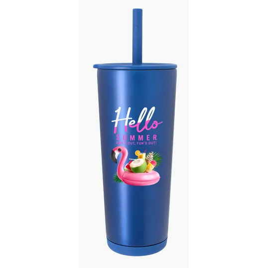 Astrid Recycled Stainless Steel Vacuum Tumbler, 24 oz. — view 27