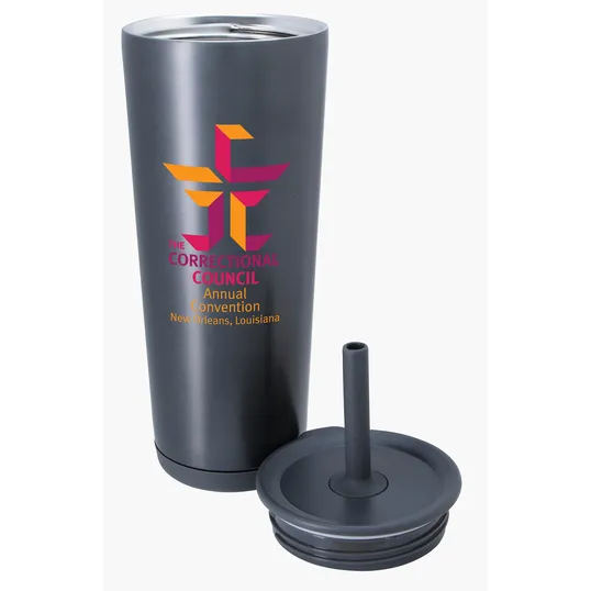 Astrid Recycled Stainless Steel Vacuum Tumbler, 24 oz. — view 22