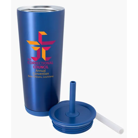 Astrid Recycled Stainless Steel Vacuum Tumbler, 24 oz. — view 28