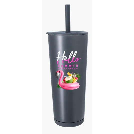 Astrid Recycled Stainless Steel Vacuum Tumbler, 24 oz. — view 21
