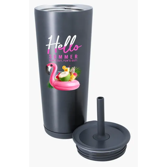 Astrid Recycled Stainless Steel Vacuum Tumbler, 24 oz. — view 23