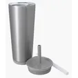 Astrid Recycled Stainless Steel Vacuum Tumbler, 24 oz. — view 10