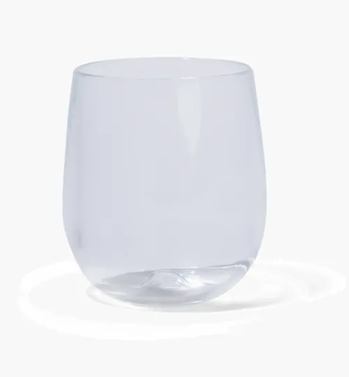 Silipint® Clear Stemless Wine Glass - 12 oz.