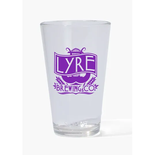 Silipint® Clear Pint Glass, 16 oz. — view 2
