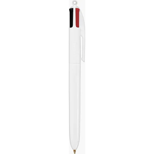 BIC® 4-Color™ Multicolor Ballpoint Pen, White Barrel — view 2