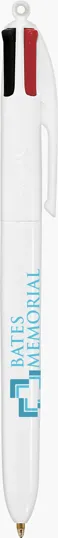 BIC® 4-Color™ Multicolor Ballpoint Pen, White Barrel — view 8