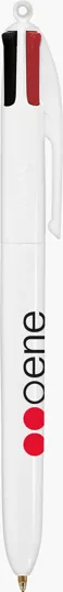 BIC® 4-Color™ Multicolor Ballpoint Pen, White Barrel — view 7